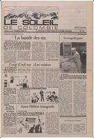 Le Soleil de Colombie, March 16, 1984