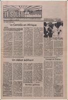 Le Soleil de Colombie, January 22, 1982