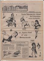Le Soleil de Colombie, December 21, 1979