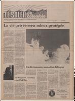 Le Soleil de Colombie, January 13, 1978