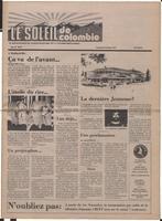 Le Soleil de Colombie, October 28, 1977
