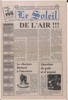 Le Soleil de Colombie-Britannique, April 14, 1995
