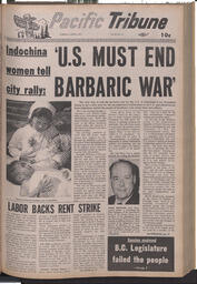   The Pacific Tribune - Thursday, April 8, 1971   , page 1