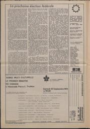 Le Soleil de Vancouver, September 22, 1972, page 2