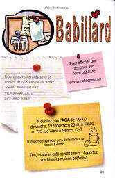   LA VOIX DES KOOTENAYS, 2010   , page 20