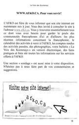   LA VOIX DES KOOTENAYS, 2010   , page 18