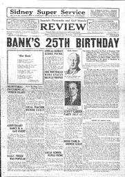 Saanich Peninsula And Gulf Islands Review Wed, July 4, 1934 (Page 1)