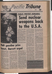   The Pacific Tribune - Friday, April 5, 1974   , page 1