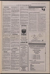 Le Soleil de Colombie, November 11, 1988, page 19