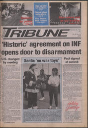   The Pacific Tribune - Wednesday, December 16, 1987   , page 1