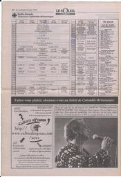 Le Soleil de Colombie-Britannique, March 13, 1998, page 22