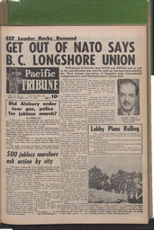   The Pacific Tribune - Friday, February 10, 1961   , page 1