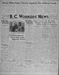 BC Workers' News, October 16, 1936