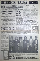 The B.C. Lumber Worker, Vol. XXIII, No. 11, 1st Issue, June 1956