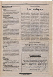 Le Soleil de Colombie, January 17, 1992, page 13