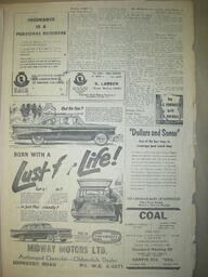 The Semiahmoo Sun and White Rock Weekly, January 17, 1957 (Page 5)