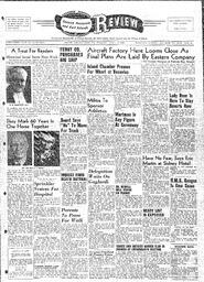 Saanich Peninsula And Gulf Islands Review Wed, January 19, 1955 (Page 1)
