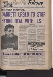   The Pacific Tribune - Friday, June 8, 1973   , page 1