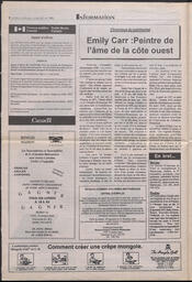 Le Soleil de Colombie-Britannique, August 20, 1993, page 6 Le Soleil de Colombie-Britannique, August 20, 1993, page 6