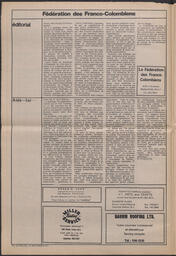 Le Soleil de Vancouver, November 19, 1971, page 4