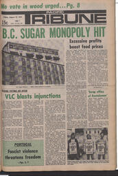   The Pacific Tribune - Friday, August 22, 1975   , page 1