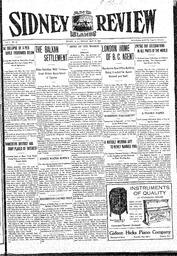 Sidney And Islands Review Fri, May 30, 1913 (Page 1)