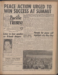   The Pacific Tribune - Friday, April 22, 1960   , page 1