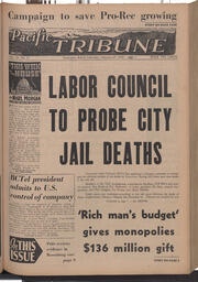   The Pacific Tribune - Friday, February 27, 1953   , page 1