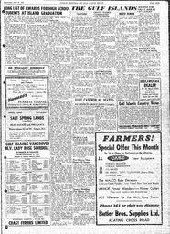 Saanich Peninsula And Gulf Islands Review Wed, June 18, 1958 (Page 9)