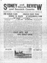 Sidney And Islands Review Thu, July 2, 1925 (Page 1)