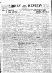 Sidney And Islands Review Thu, November 12, 1925 (Page 1)