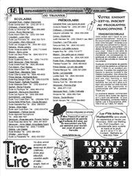   INFO-PARENTS COLOMBIE-BRITANNIQUE, 2001   , page 18