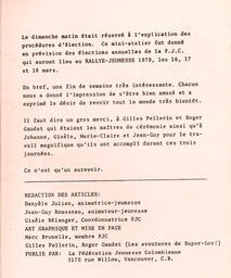   LE REFLET, 1979   , page 19