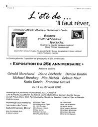   L'ANSE-AU-SABLE, 2003   , page 4