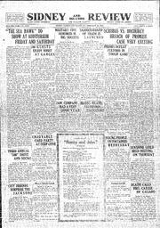 Sidney And Islands Review Thu, February 25, 1926 (Page 1)