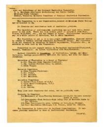 Speech notes from talk by W.L. Mallmann, Professor of Bacteriology and Public Health, Michigan State College, "Aims and Objectives of the National Sanitation Foundation": [19--]