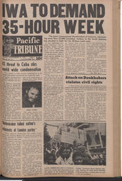   The Pacific Tribune - Friday, September 21, 1962   , page 1