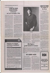 Le Soleil de Colombie-Britannique, November 1, 1996, page 10