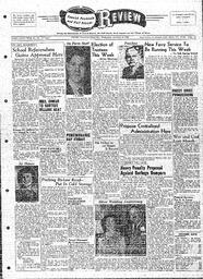 Saanich Peninsula And Gulf Islands Review Wed, November 9, 1955 (Page 1)
