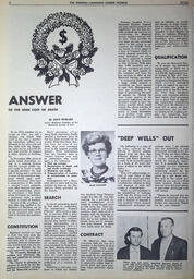   The Western Canadian Lumber Worker, Vol. XXXII, No. 10, 2nd Issue May 1965   , page 4