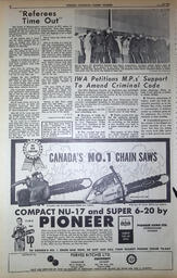   The Western Canadian Lumber Worker, Vol. XXIX, No. 21, 2nd Issue Nov. 1962   , page 8