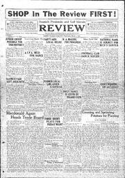 Saanich Peninsula And Gulf Islands Review Wed, March 1, 1933 (Page 1)