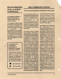   LE TRAIT D'UNION, 1994   , page 4