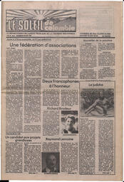 Le Soleil de Colombie, May 28, 1982, page 1