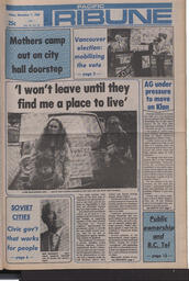   The Pacific Tribune - Friday, November 7, 1980   , page 1