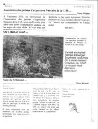   L'ANSE-AU-SABLE, 2005   , page 6