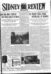 Sidney And Islands Review Fri, August 29, 1913 (Page 1)