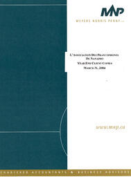   ÉTATS FINANCIERS - EN, 2004   , page 1