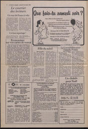 Le Soleil de Colombie, November 16, 1984, page 2