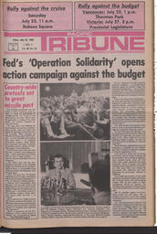   The Pacific Tribune - Friday, July 22, 1983   , page 1